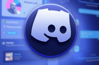 Plataforma de comunicación Discord con su logotipo e interfaz de usuario moderna